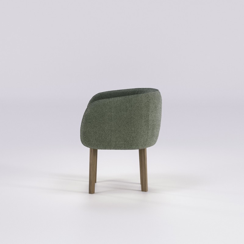 Fauteuil en noyer massif NIDO - Meuble design et décoration