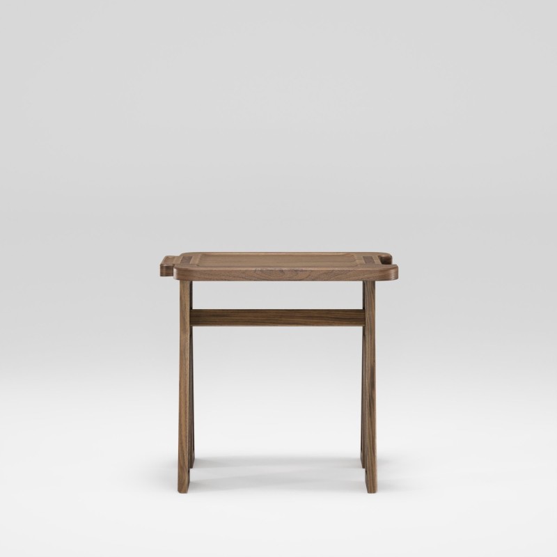 Tabouret en noyer massif MULTIBANQUETA - Meuble design et décoration