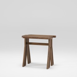 Tabouret en noyer massif MULTIBANQUETA - Meuble design et décoration