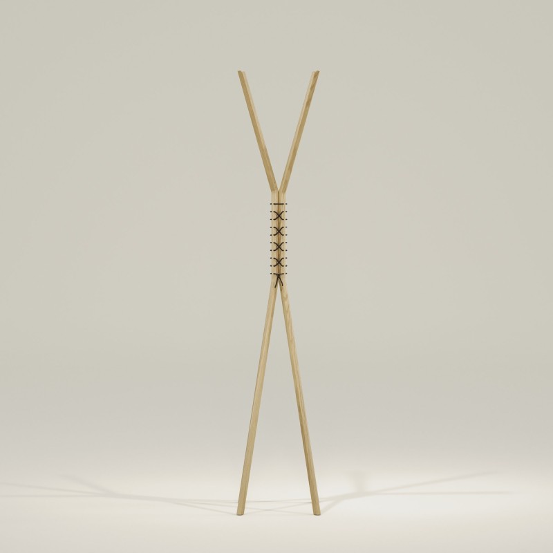 Porte manteau en chêne massif CANCAN - Meuble design et décoration