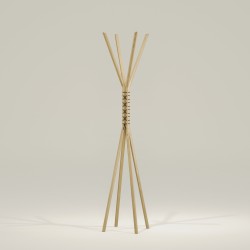 Porte manteau en chêne massif CANCAN - Meuble design et décoration