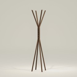 Porte manteau en noyer massif CANCAN - Meuble design et décoration