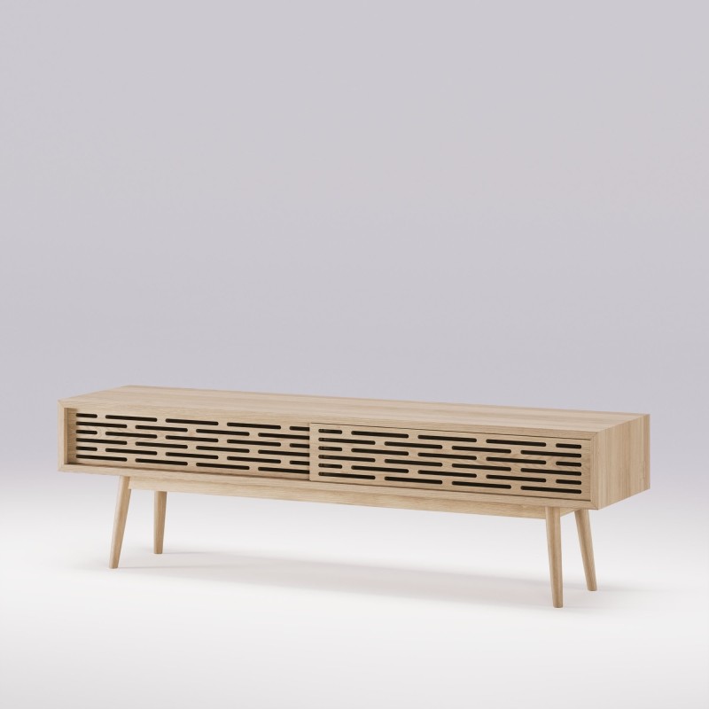 Buffet en chêne massif RADIO - Meuble design et décoration