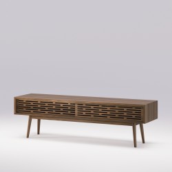 Buffet en noyer massif RADIO - Meuble design et décoration