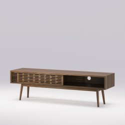 Buffet en noyer massif RADIO - Meuble design et décoration